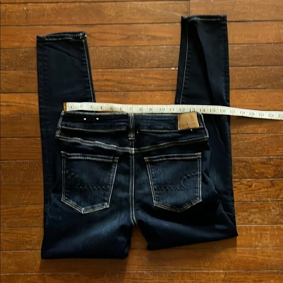 American Eagle Outfitters Blue Next Level Stretch Jegging - Picture 2 of 3